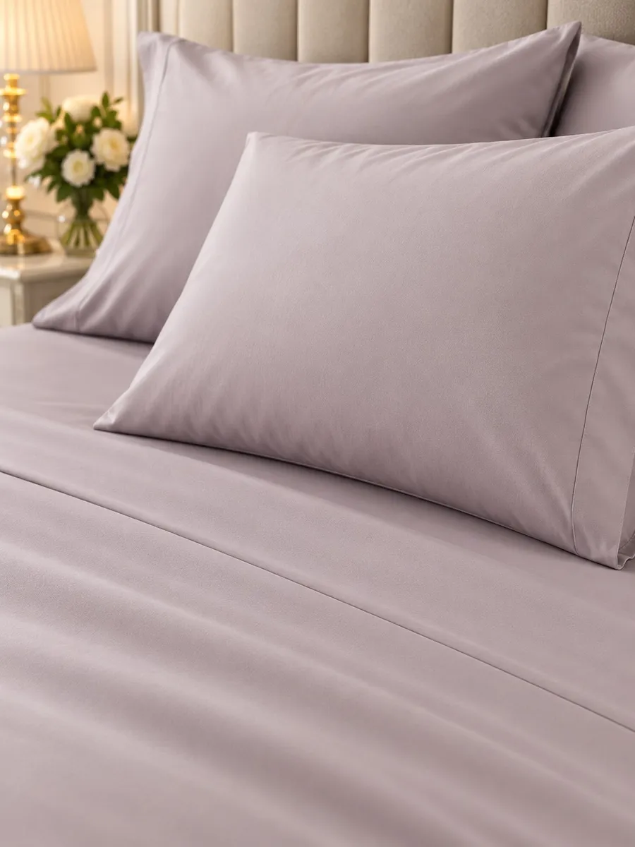 Gelin Home КПБ 6 пр. OLGA серый цвет пододеяльник 200*220, простынь 240*260, наволочки 50*70 2шт, декоративные наволочки 50*70 2шт GLNN506 — фото 4