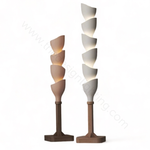 Floor design lamp Ceramic Flooral Heliconia by Naaya Studio