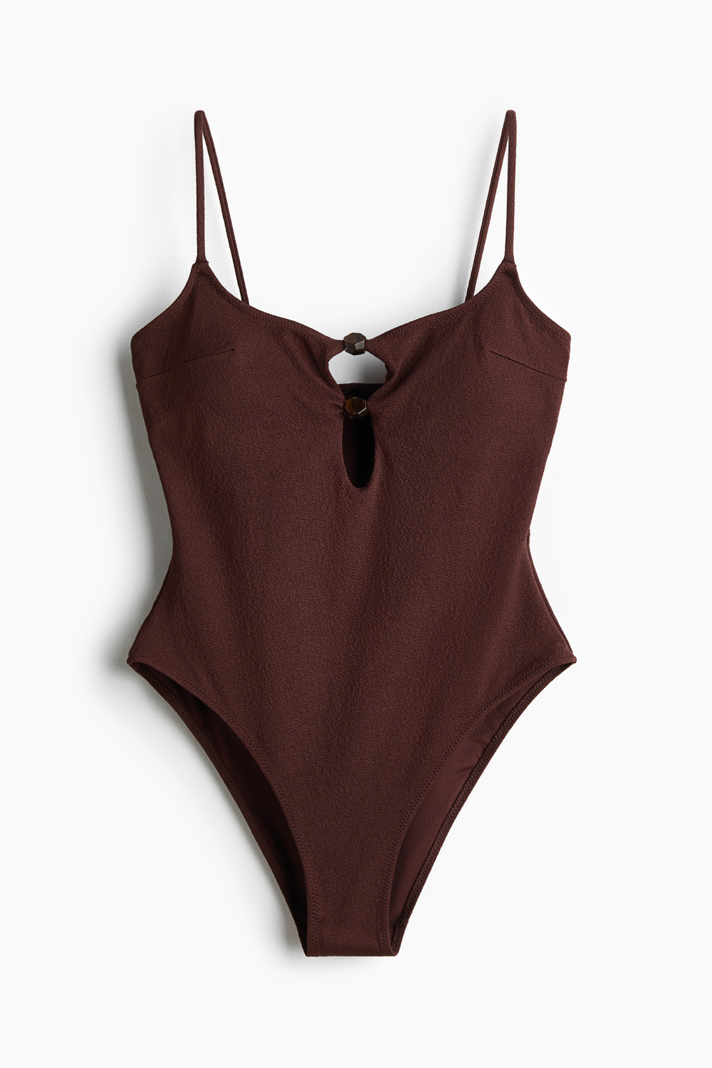 Купальник с мягкими чашками и высоким вырезом - H&M