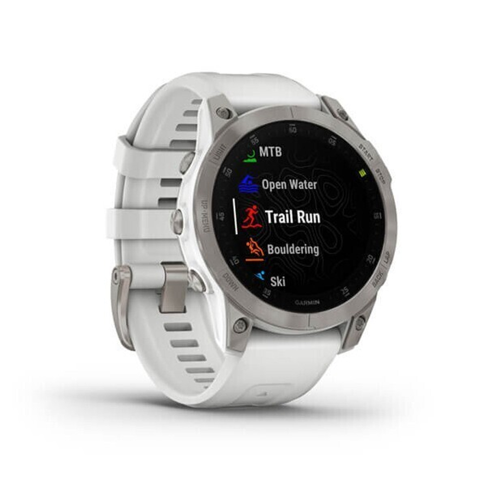 Умные часы Garmin Epix (Gen 2) Sapphire - White Titanium