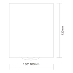 ST109.507.01 Светильник потолочный Мат. белый GU10 1*50W L100xW100xH123 220V Без ламп