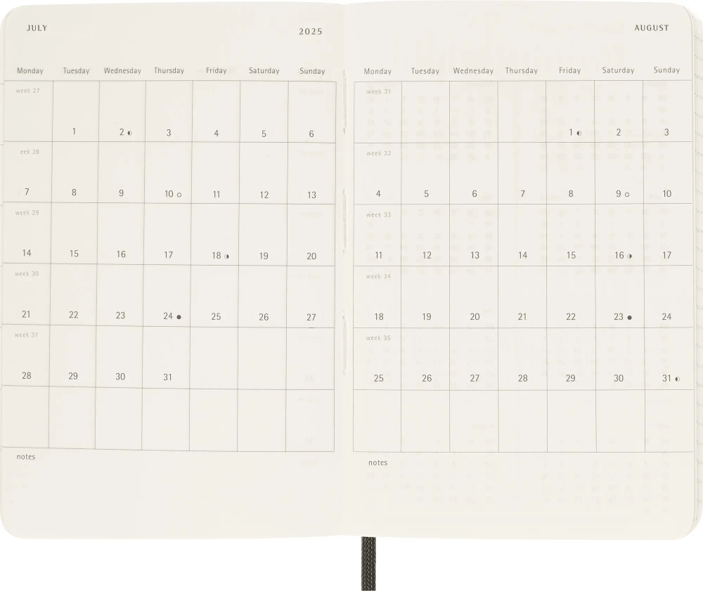 Еженедельник Moleskine Classic Soft (DSK1512WN2) 9х14см мягкая обложка зеленый