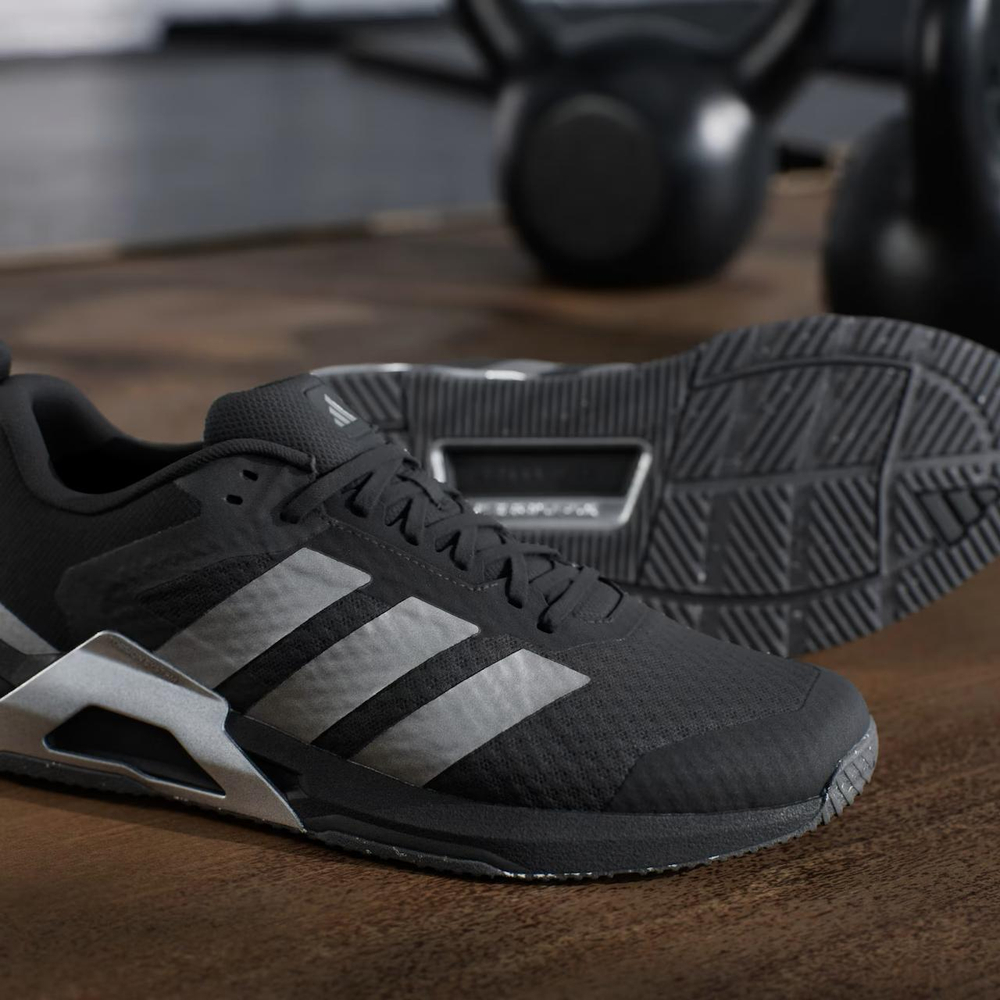 Кроссовки Adidas DROPSET CONTROL (Черно-Серебрянные)
