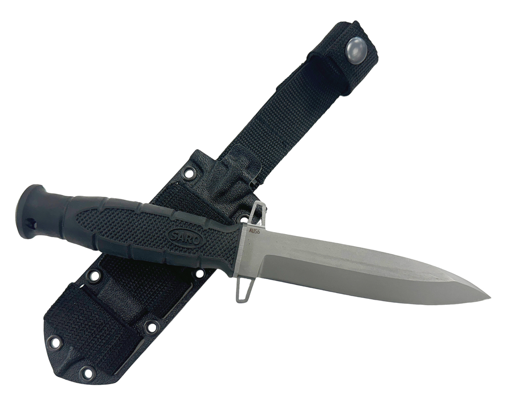 Нож тактический Стрим, AUS-6, ножны ABS, Saro
