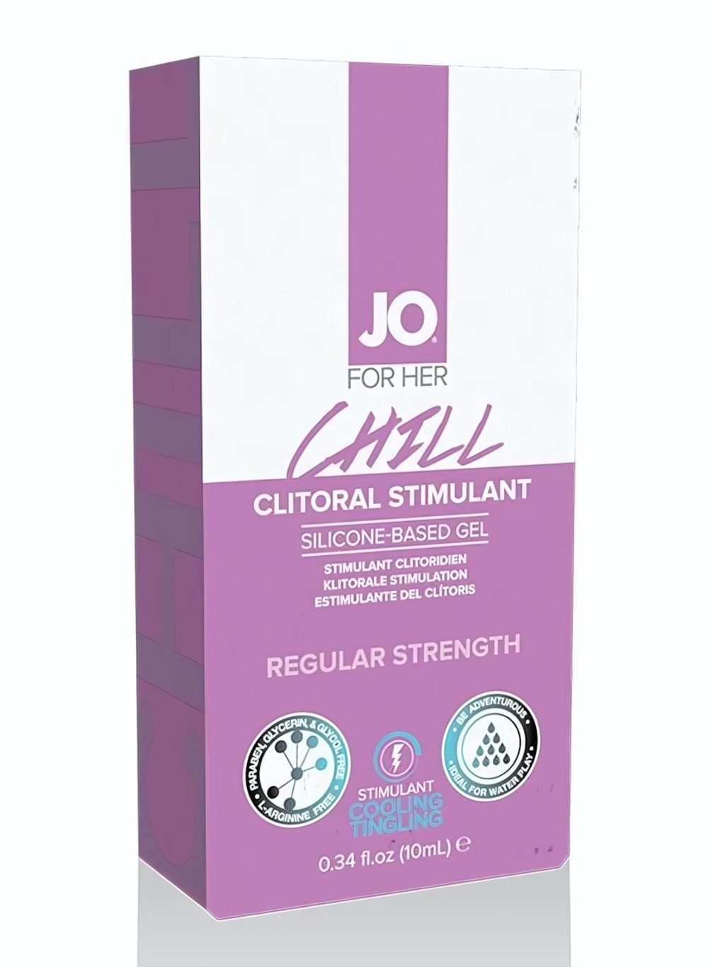 Возбуждающий гель мягкого действия JO CLITORAL CHILL - 10 мл.