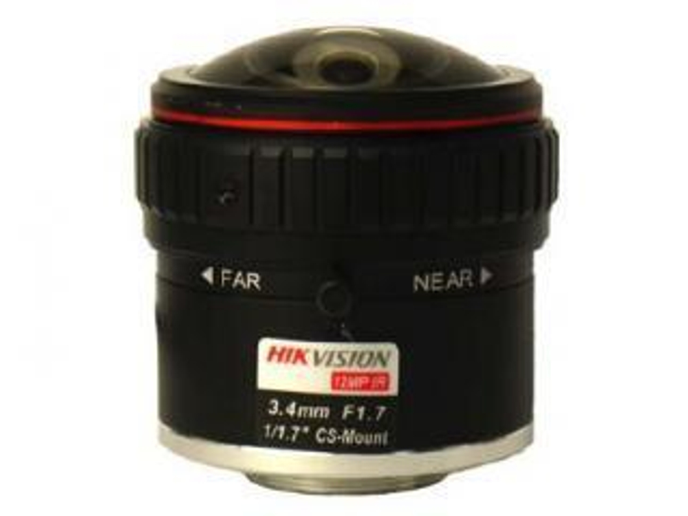 Объектив мегапиксельный с автоматической диафрагмой (АРД) HF3417D-12MPIR Hikvision