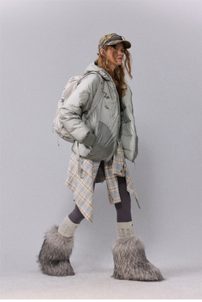 WMNS Куртка Nothomme Monterest Double Face серый