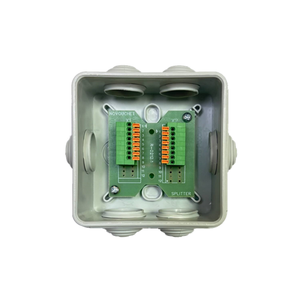 Разветвитель интерфейса RS-485 ПР-8 IP55 (исполнение 2х8, на дин-рейку) DS1-R-0208.1