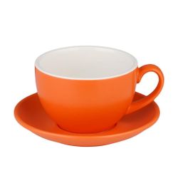 Чайная пара 370 мл оранжевая матовая d 10,9 см h7,2 см Barista (Бариста) P.L. Proff Cuisine [6]