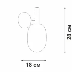 Бра  V25540-1/1A Vitaluce