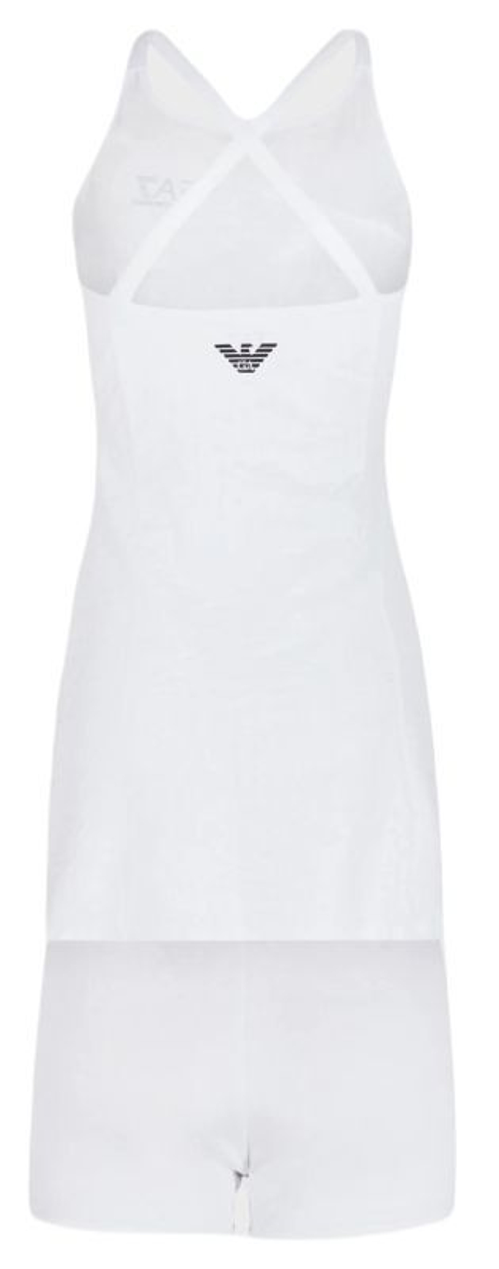 Женская Платье теннисное EA7 Woman Jersey Dress - fancy white