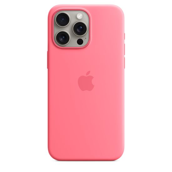 Чехол Silicone Case MagSafe для iPhone 15 Pro Max Розовый