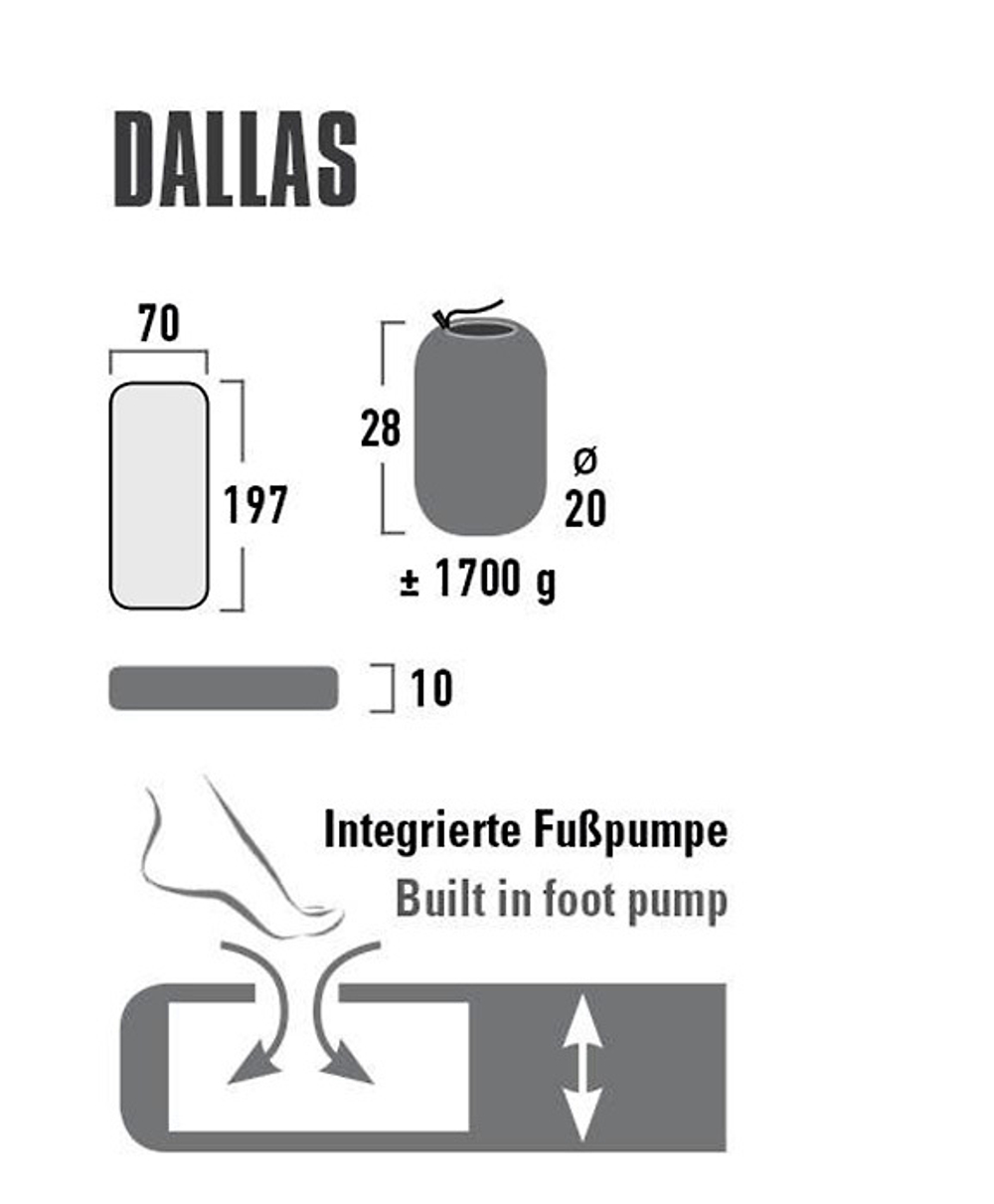 Надувной коврик High Peak Dallas [41032]