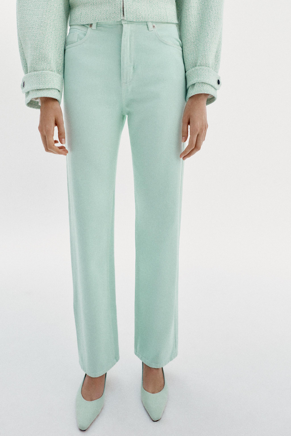 ДЖИНСЫ Z1975 REGULAR С ВЫСОКОЙ ПОСАДКОЙ — ZARA