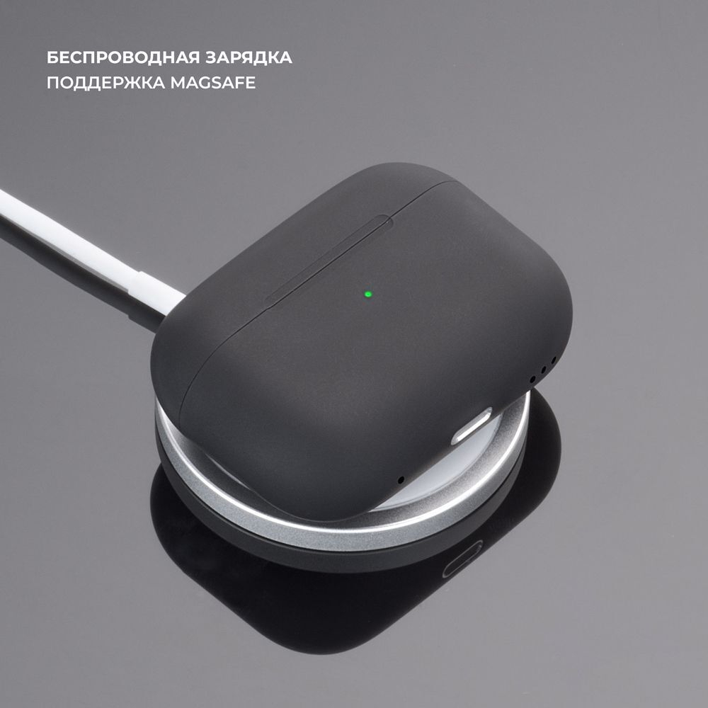 Наушники Deppa TWS-Air Pro Black с беспроводной зарядкой