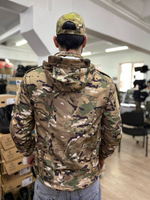 Куртка тактическая softshell мультикам
