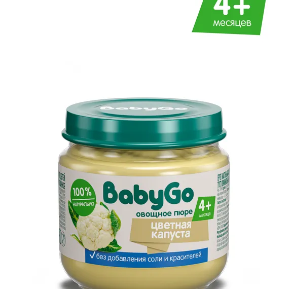 Пюре BabyGo Цветная капуста с 4 мес 80 г