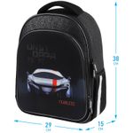 Ранец Berlingo Expert Plus Fearless 38х29х15см, 2 отд., с анатомической спинкой
