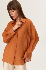 Рубашка CLOXY из крапивы (охра)