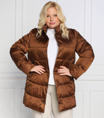 куртка peonia plus size regular fit Persona by Marina Rinaldi - коричневый(1494042)