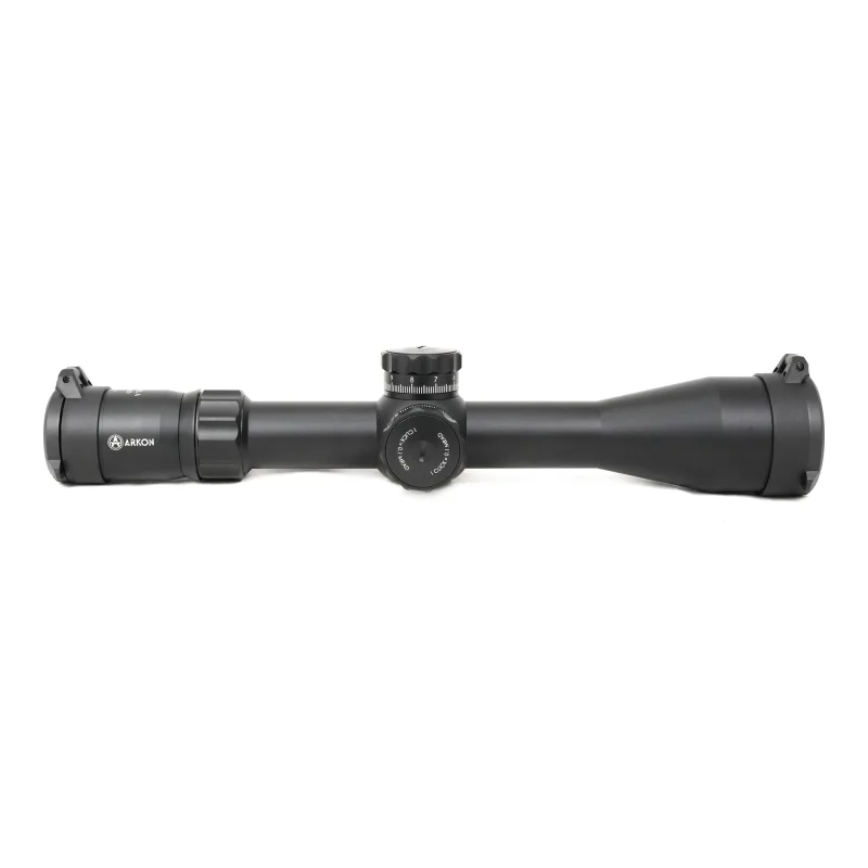 Оптический прицел ARKON Model A 3-18x50 / Аркон Модель А 3 18 на 50 - вид сбоку, закрытые крышки