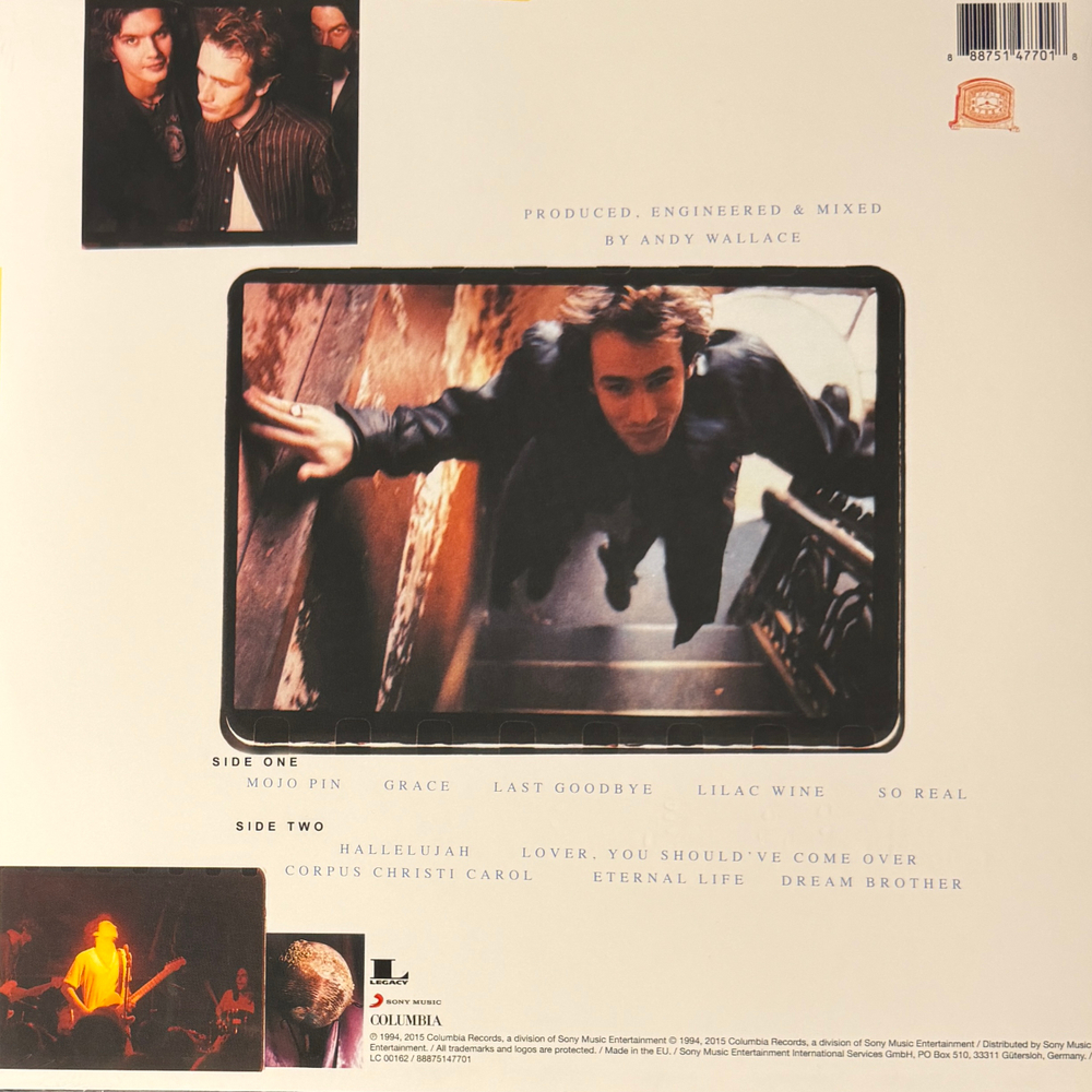 Виниловая пластинка Jeff Buckley ‎– Grace LP