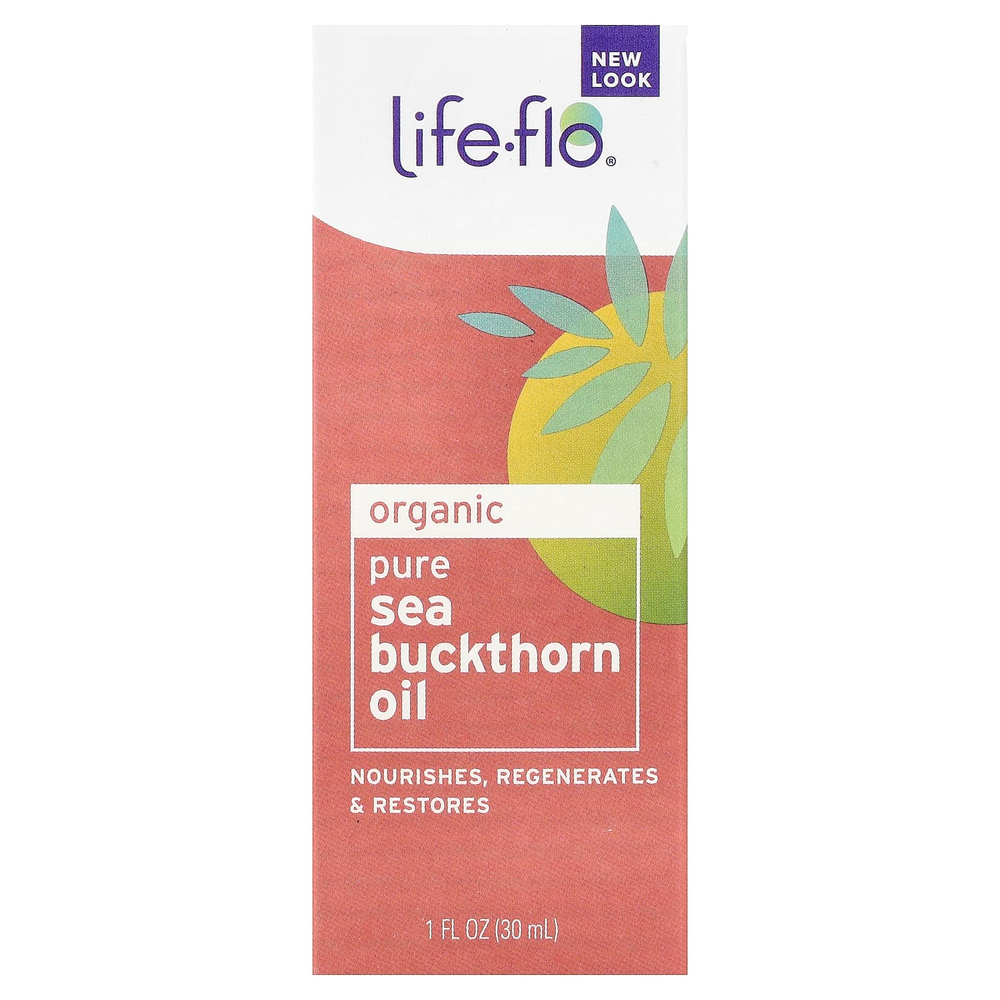 Life-flo, чистое облепиховое масло, 30 мл (1 жидк. унция)