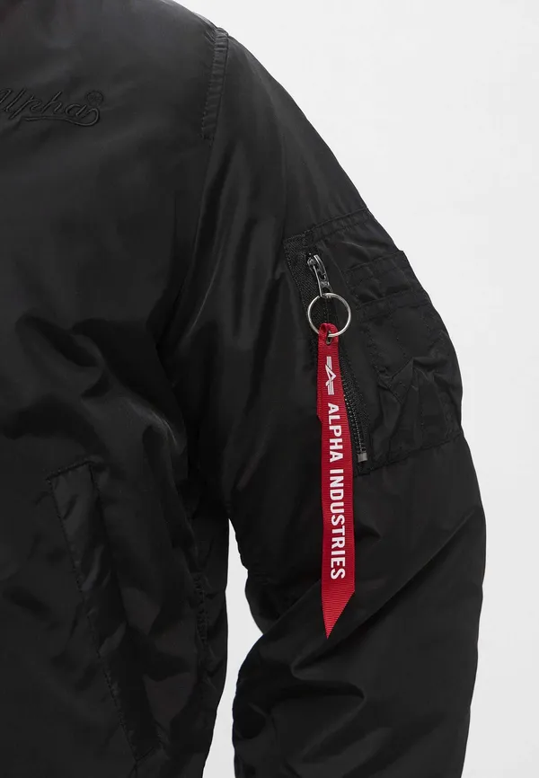 Куртка утепленная мужская ALPHA INDUSTRIES MA-1 HOODED RELAXED FIT FLIGHT JACKET (OXFORD LOGO)