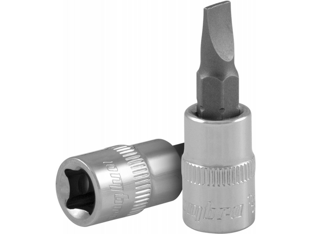 114555 Насадка торцевая 1/4"DR с вставкой-битой шлицевой, SL5.5