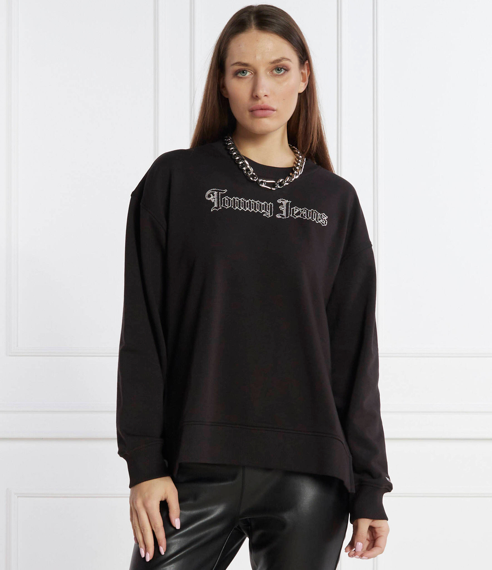 Худи GRUNGE CREW Tommy Jeans - черный(DW0DW16401)