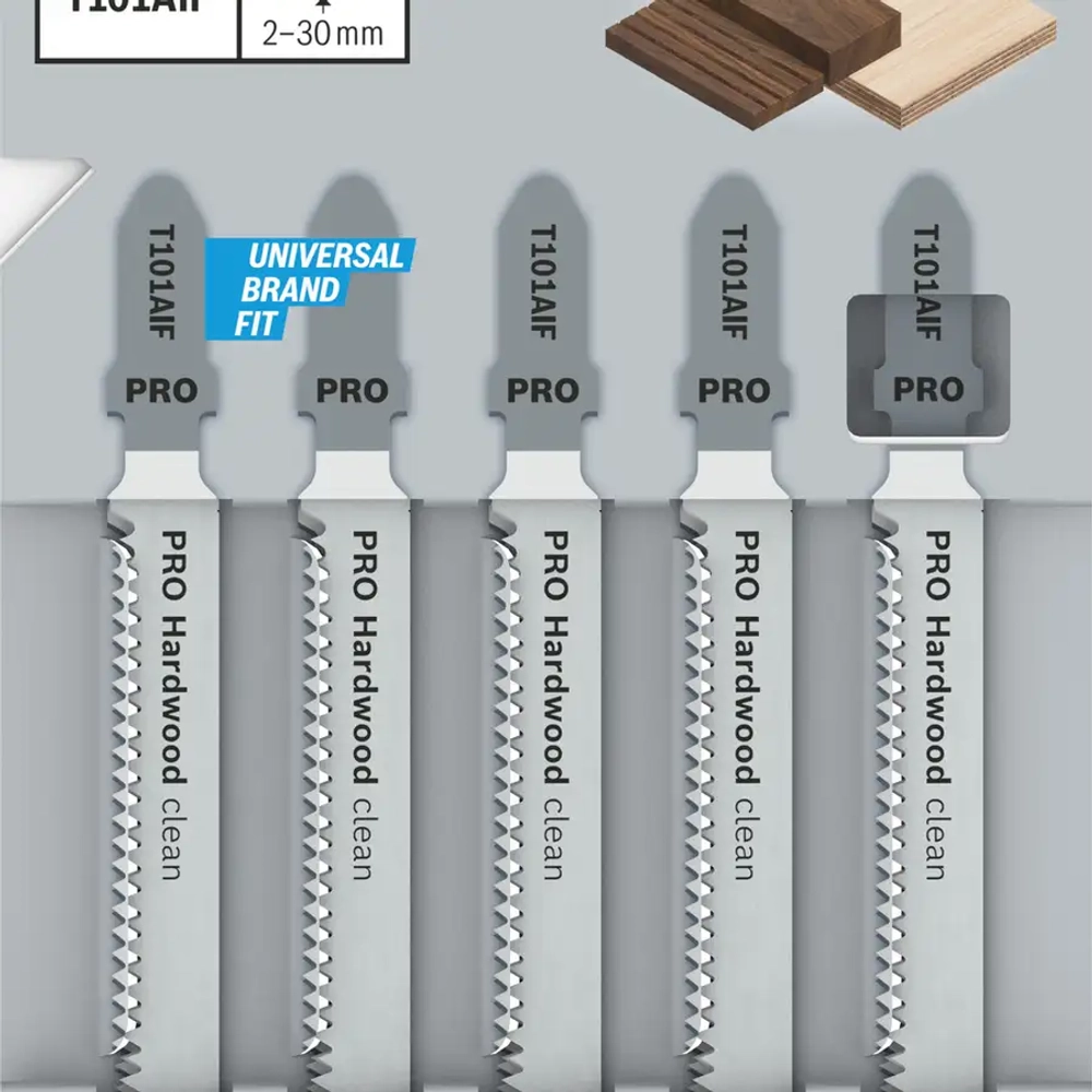 Лобзиковая пилка PRO Hardwood clean T101AIF BIM BOSCH 2608634897