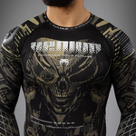 Рашгард Venum Invader LS Black/Sand