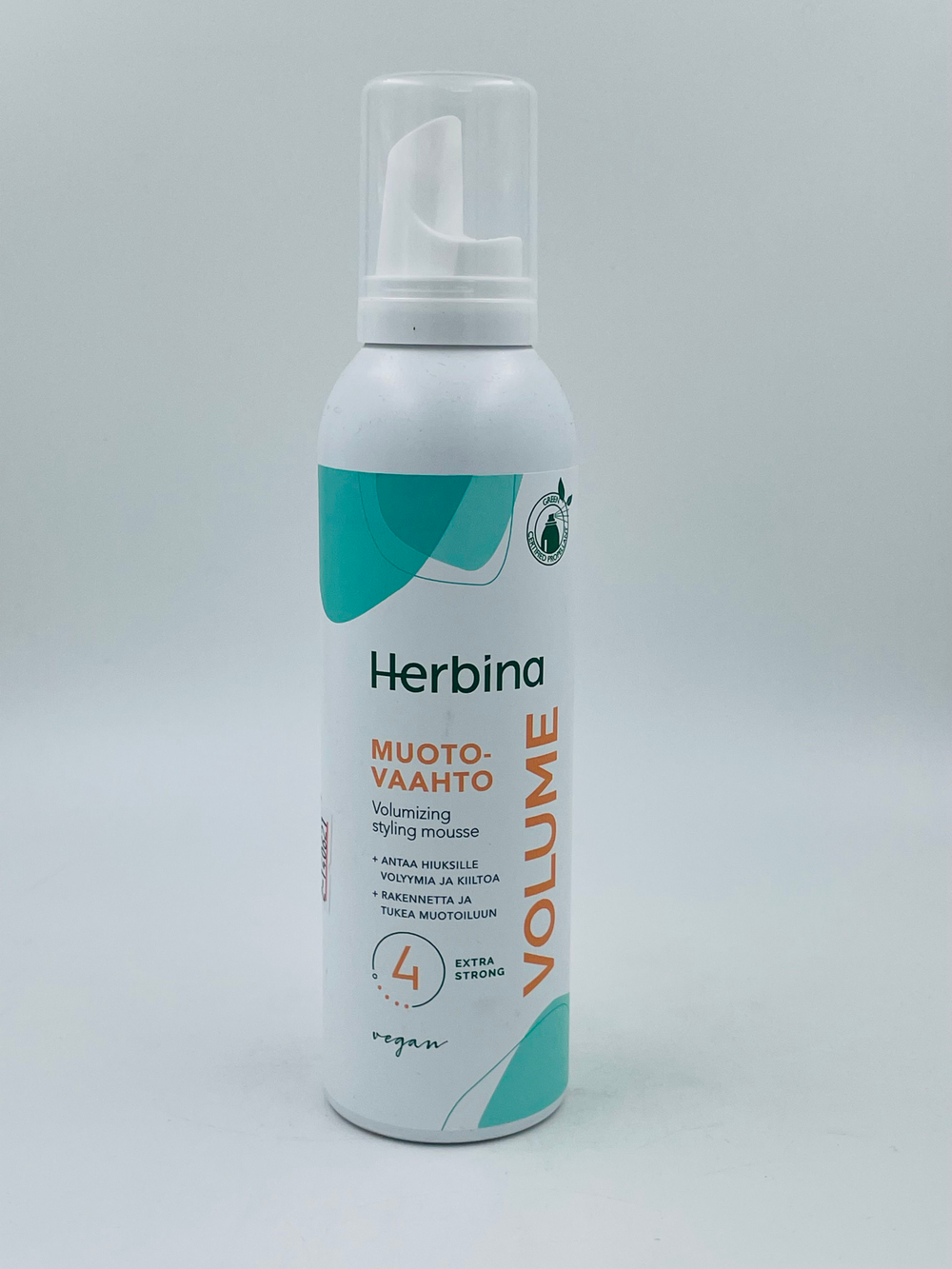 Пена Herbina "Muoto-Vaahto" для укладки волос с экстрактом липы и крыжовника, 200 мл (из Финляндии)