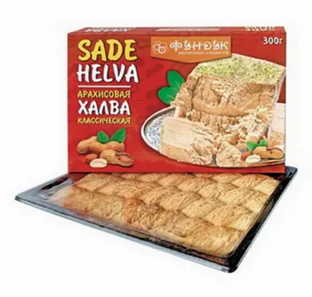 Халва арахисовая с фундуком 300 г Арт.03Х9