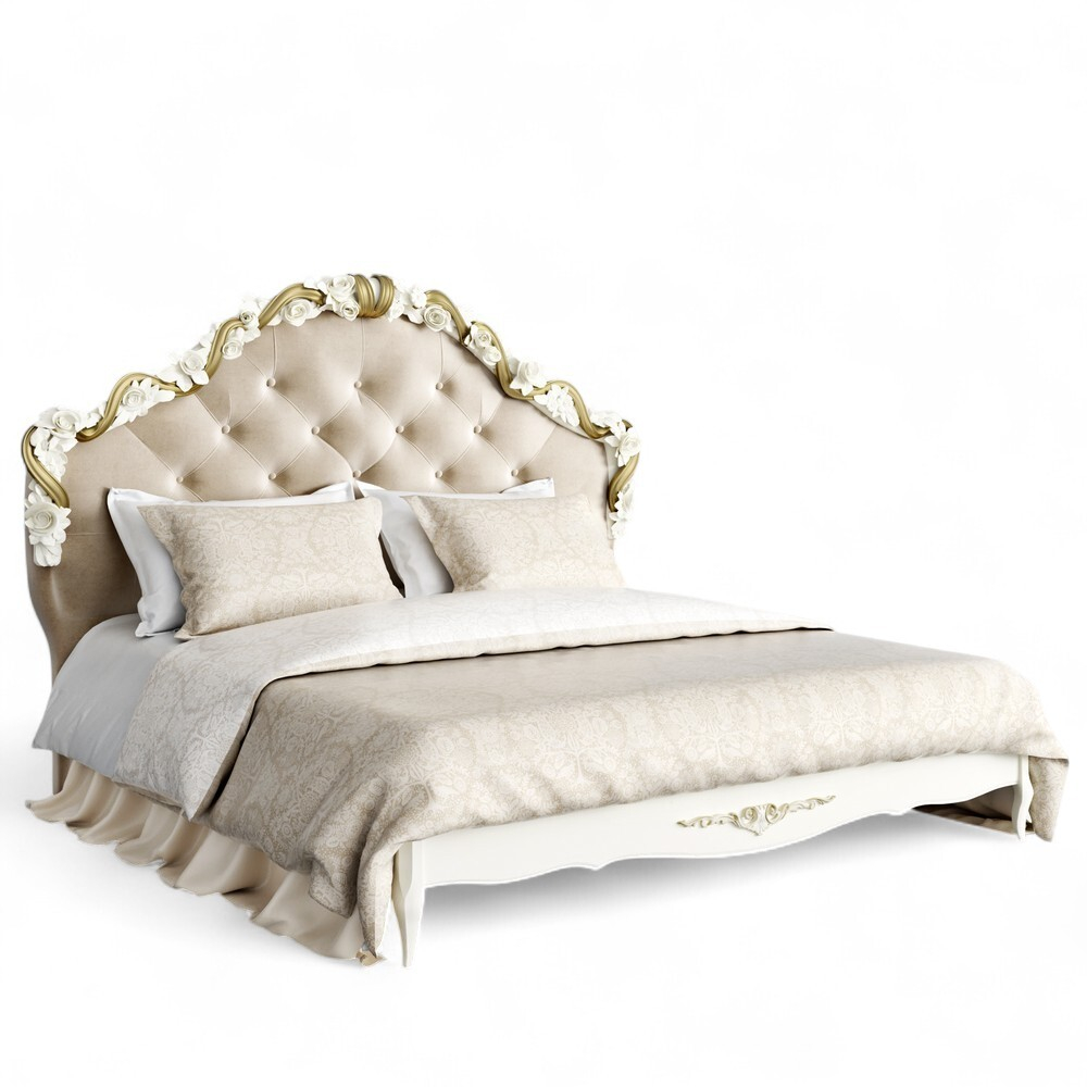 Кровать с мягким изголовьем 180*200 R418
