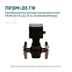 Преобразователь расхода электромагнитный ПРЭМ-20 ГФ L0/-/F Кл. B1 24В Bt/ИМИ (К2)
