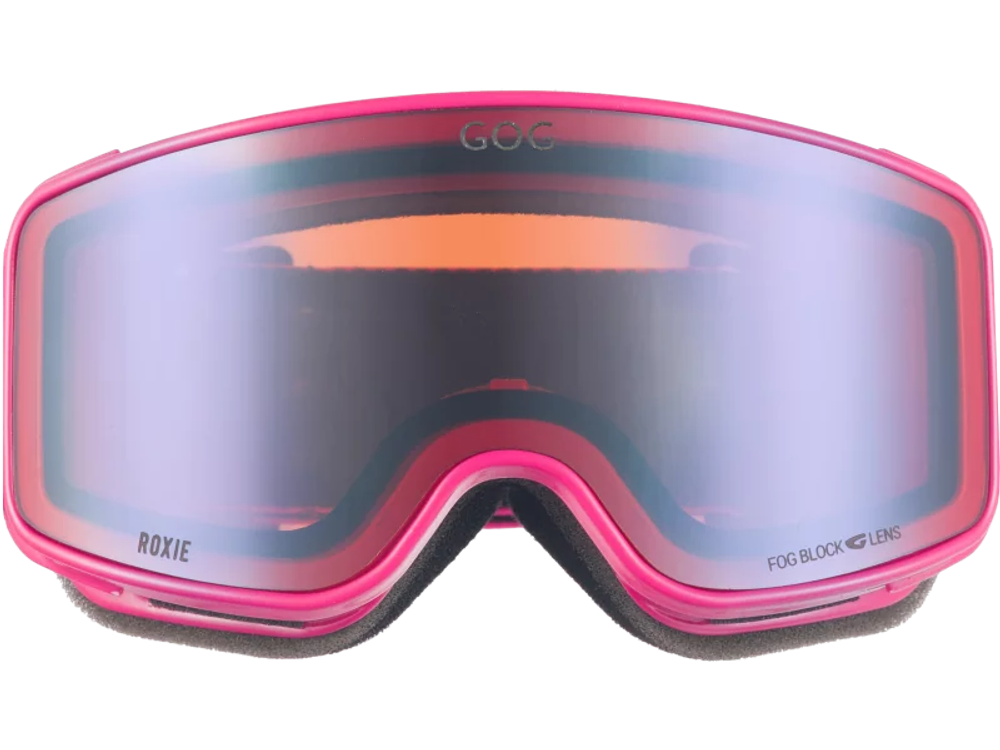 Горнолыжная маска GOG Roxie / Neon Pink / Reflex Silver / для детей до 10 лет