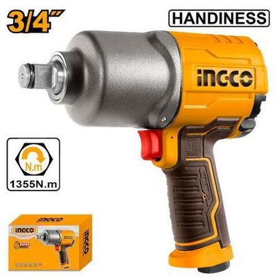 Ударный пневматический гайковерт 3/4 1355 Нм INGCO AIW341301 INDUSTRIAL
