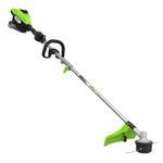 Триммер аккумуляторный Greenworks ST161S Арт. 2112307UB, 82V, 1,6 кВт, 43 см, бесщеточный, с АКБ 5Ач и ЗУ