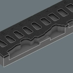 Ложемент с набором 8000 A трещотка 1/4" Zyklop 1 WERA 05150110001
