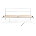 Кровать Woodville Фади 140х200 белая