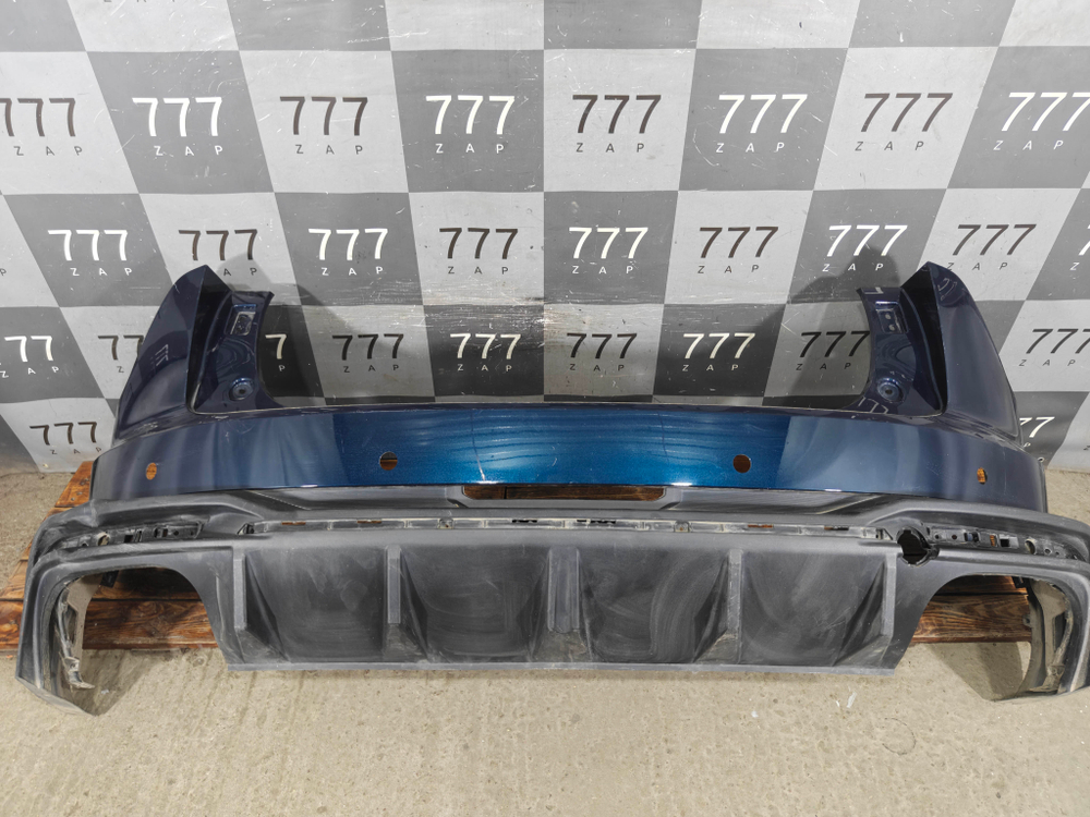 Бампер задний + юбка заднего бампера Haval F7 2, F7x 2 24-нв Б/У Оригинал 2804140AKN02A