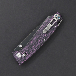 Нож складной Daggerr Alligator TS Purple Two Tone