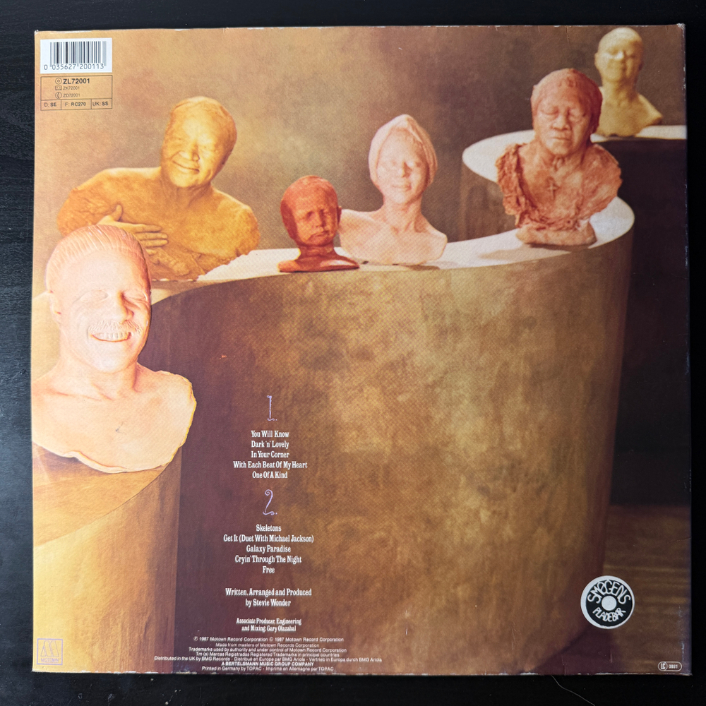 Stevie Wonder - Characters (Германия 1987г.)