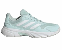 Женские Кроссовки теннисные Adidas CourtJam Control 3 W - halo mint/cloud white/silver metallic