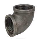 Угольник проходной чугун Ду 15 (1/2") ВР/ВР Fittex PLUS