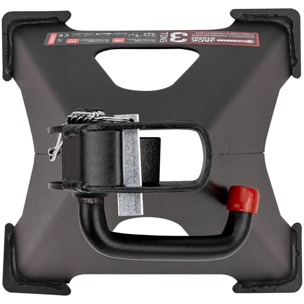 Подставка ремонтная 3т (h min 295мм, h max 415мм) (к-т 2шт) FORCEKRAFT FK-T43002C