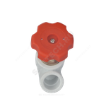Клапан (вентиль) PP-R запорный белый Дн 25х45гр внутренняя пайка VALFEX 10174025