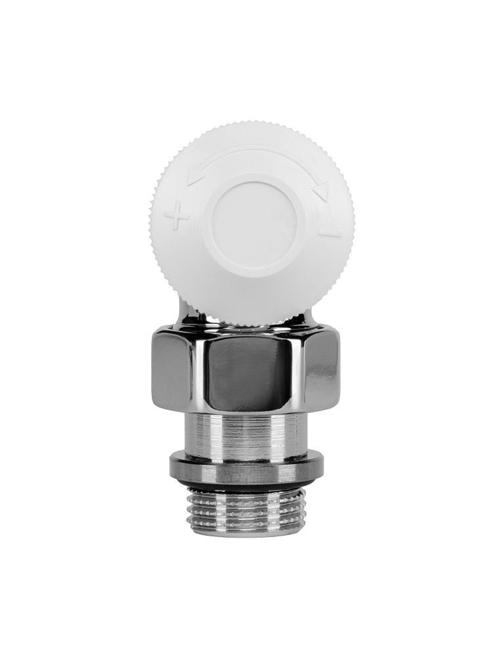 Набор термостатический для радиатора угловой Design 1/2" М30х1,5 Хром Royal Thermo