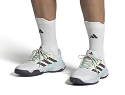 Мужские кроссовки теннисные Adidas CourtJam Control 3 M Clay - белый, черный